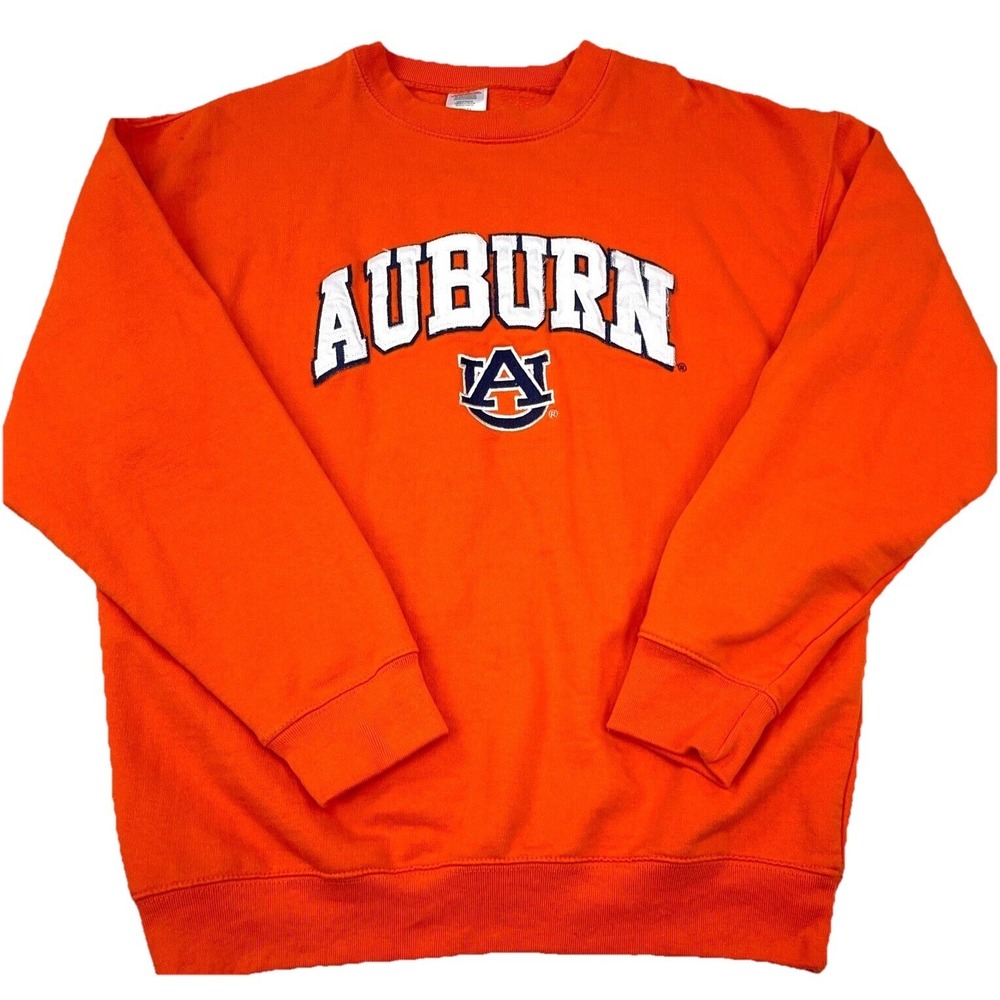 Auburn Tigers Sweatshirt Men Large Crewneck Sweater VTG Y2K Retro Sewn Adult 00s